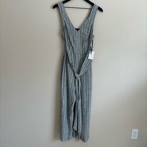 NWT 1. State Wanderlust Cotton Linen Blend Jumpsuit